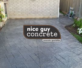 stamped stamped concrete patio